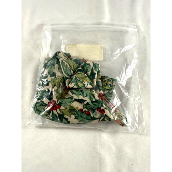 Longaberger Little Market Basket American Holly Fabric Liner 20106135 - Picture 3 of 3